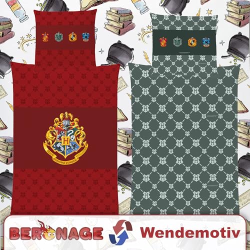Juego de ropa de cama infantil Harry Potter 135x200 algodón reversible 7