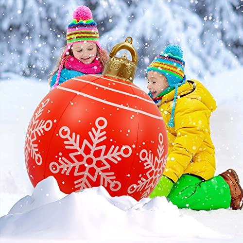 Scotthtdfb Palla di Natale gonfiabile con luce a