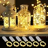 6er Pack Mini Led Lichterkette Mit Batterie 2m 20 Leds Micro Feenlichter Wasserdicht Für...