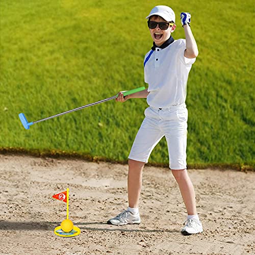 Umesong Kids Golf Set, Mini Golf Club Set Outside Retractable Early Educational Golf Set Toy For Toddler, Lawn Outdoor And Indoor Sports Toy For Children, Gifts For 3 4 5 6 Year Old Boys, Girls #TOP6