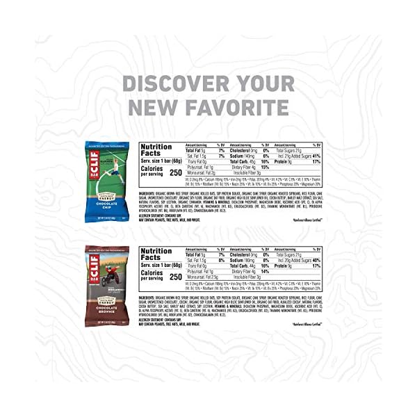 CLIF BAR - Energy Bars - Variety Pack - Made with Organic Oats - Non-GMO - Plant Based - Amazon Exclusive - 2.4 oz. (16 Count)