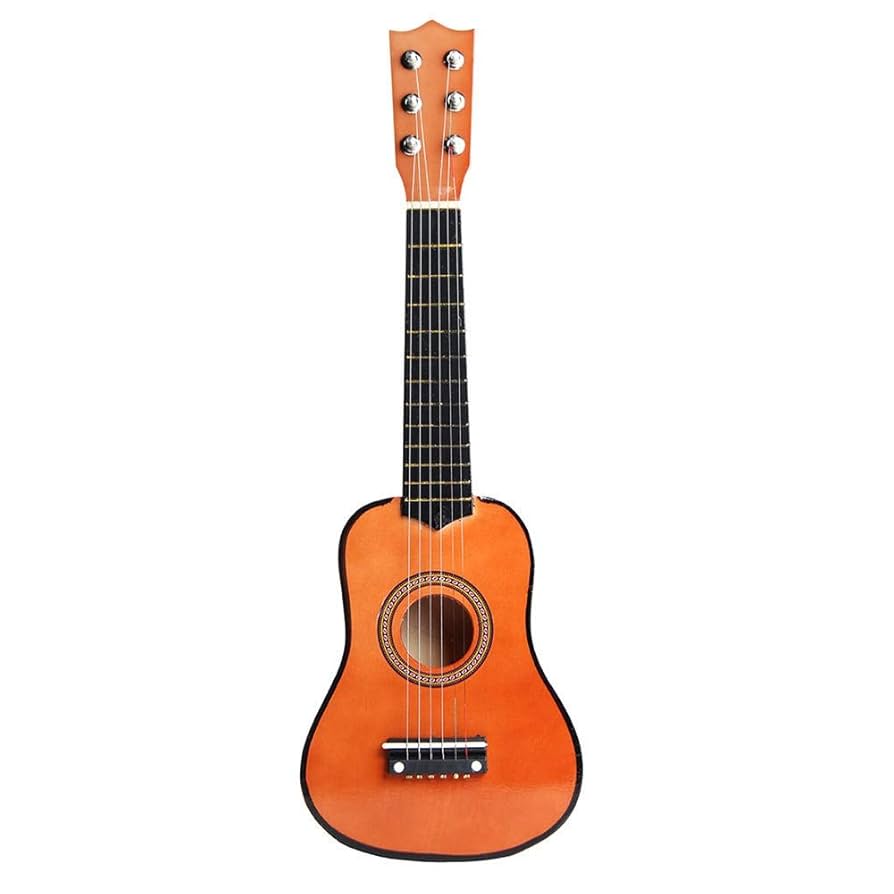 Amazon.co.jp: ギター 21インチ子供のギフトのためのミニ6弦