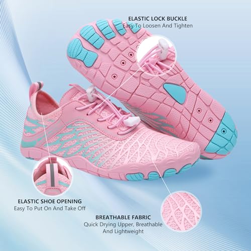 Image of SIOSNETA Hike Barefoot Shoes for Women Men, Breathable Non-Slip Athletic Footwear, Wide Toe Water Shoes for Hiking, Non-Slip Neuropathy Shoes for Women Men, Grounded Comfort wear