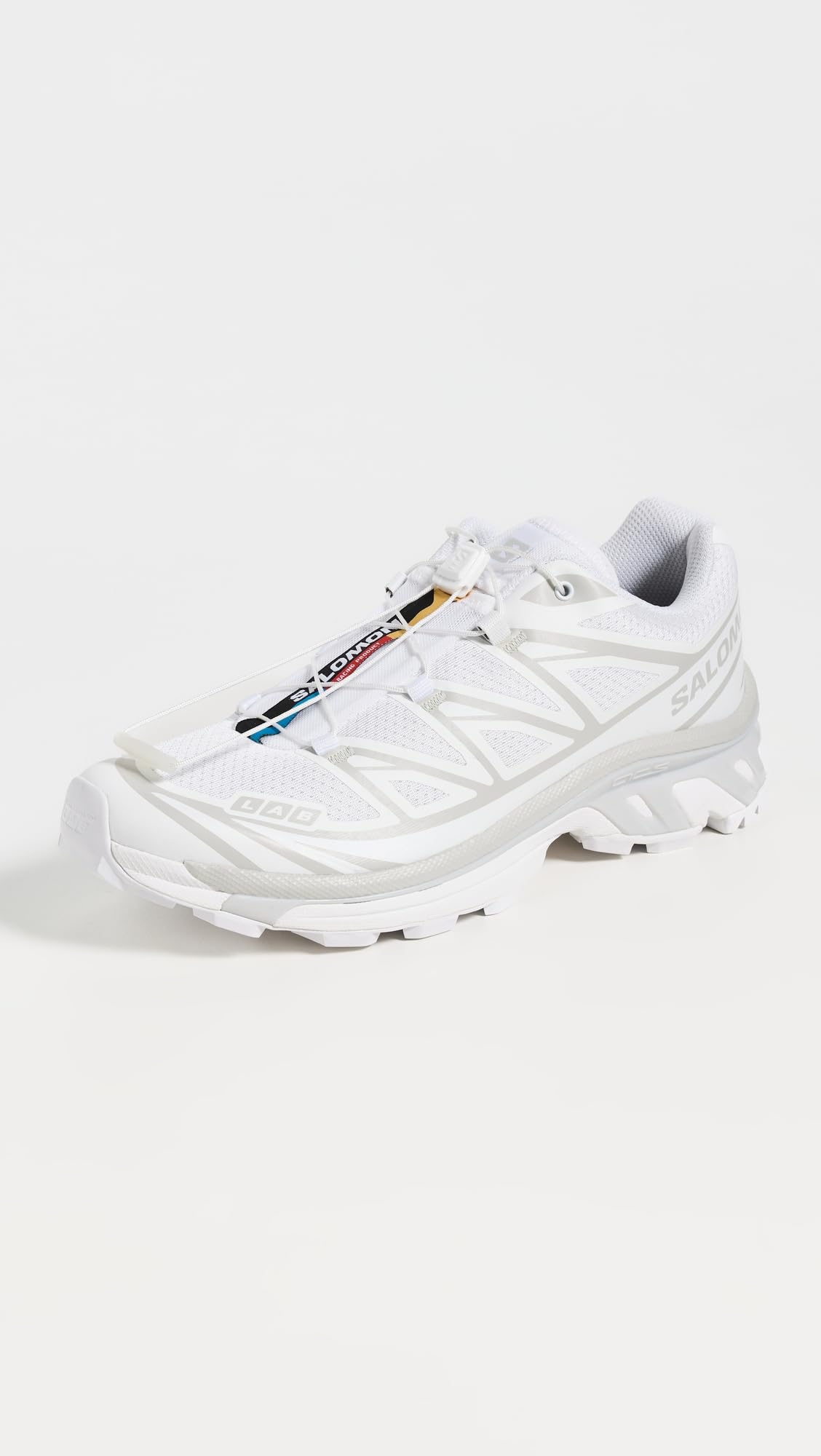 Salomon Stivali da trekking XT-6 ADV da donna, bianco/Lunar Rock, 38 EU