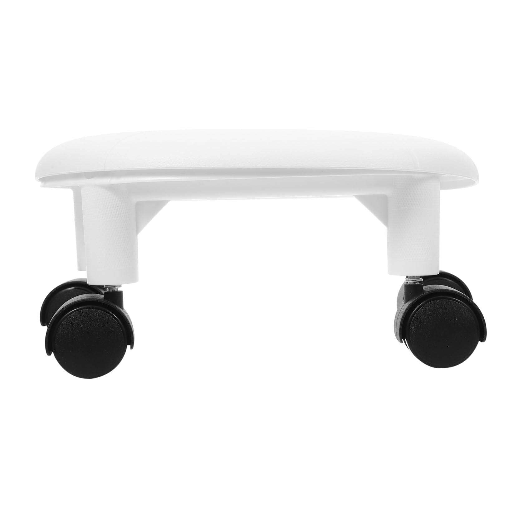 OSALADI Low Stool with Wheels for Home Rolling Step Stool Easy to Assemble Swivel Wheel