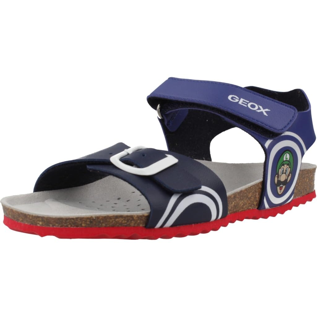 Geox J Ghita BOY D Sandal, Royal/Navy, 11 UK Child