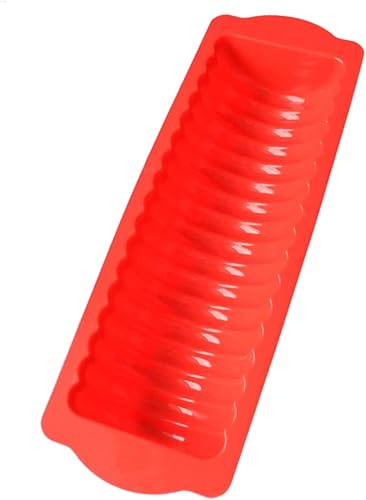 BESTonZON Herramientas de gasa pan francés pan caliente bollo oruga pan rueda de pan pan de silicona para hornear modelo Hot Dog Pastelería DIY