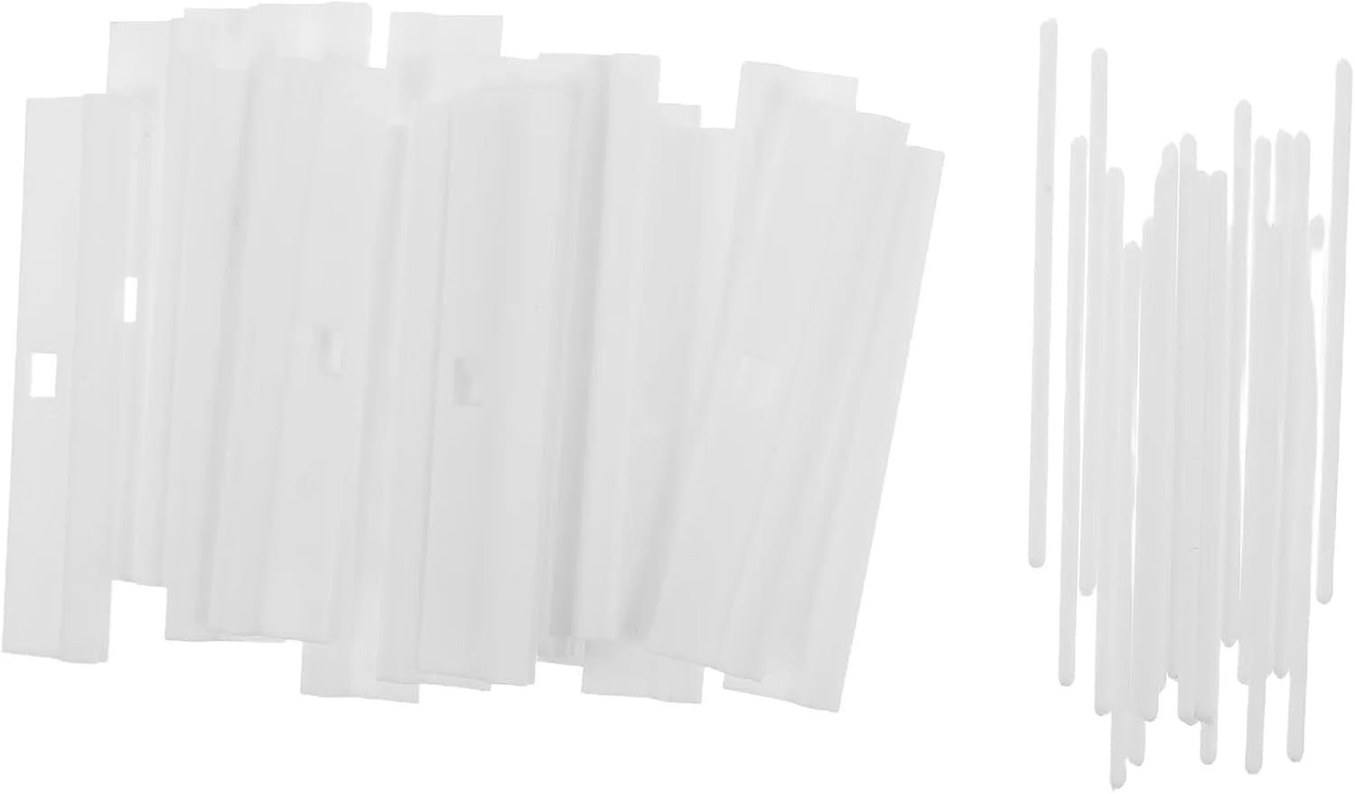 Vertical Blinds 80/50Pcs Vertical Blind Replacement Slats Hanger PVC Accessories Window Repair Kit Easy Install Blinds Parts(80PCS)