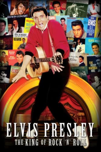 The Biggest 1970's Music Bands & Artists - Elvis Presley - Music Poster (Album Covers - The King Of...