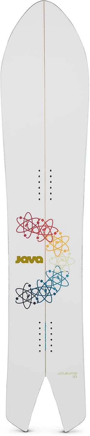 Java Javanator Snowboard, 143-165cm, Swallowtail Fish Design, Powder, All Mountain