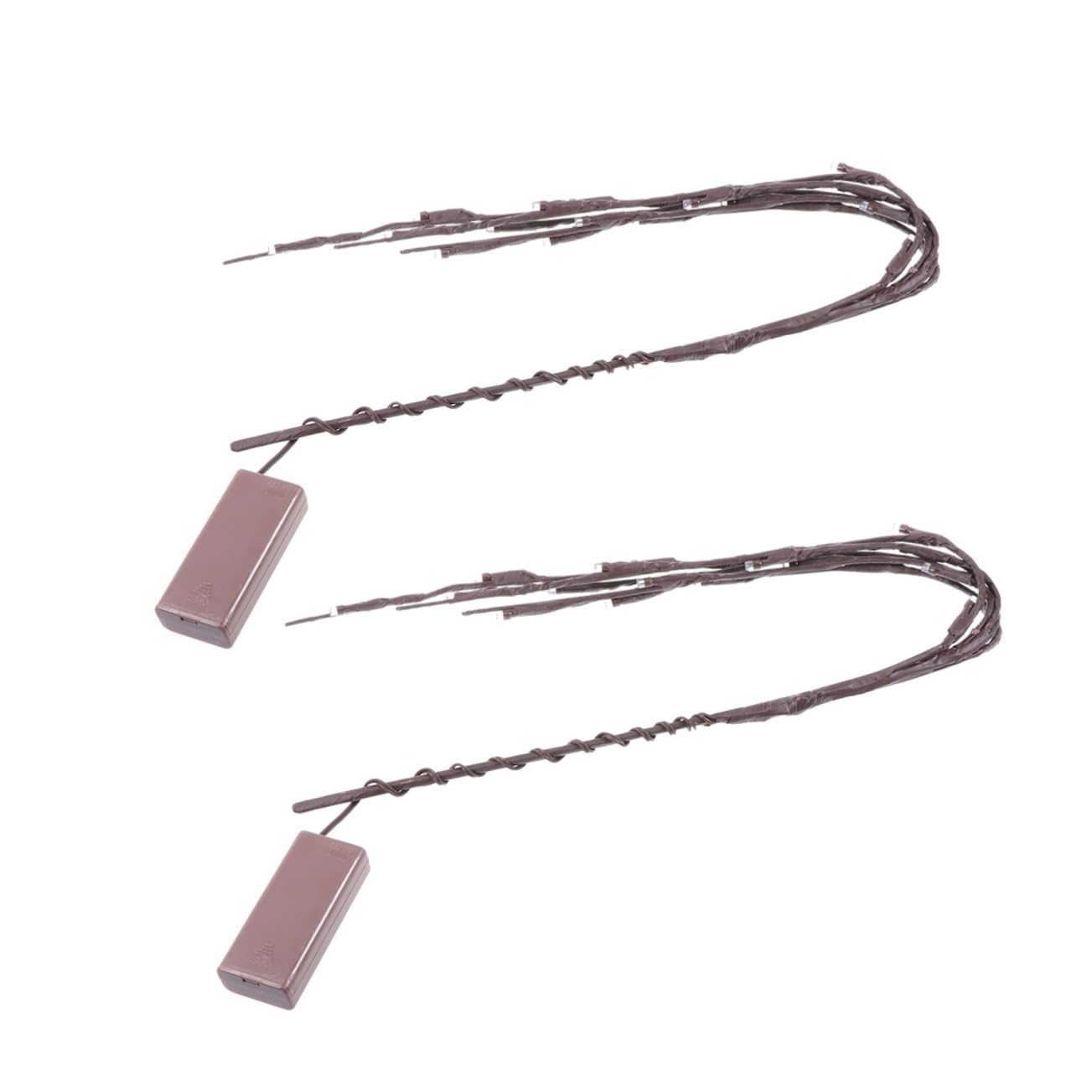 SOLUSTRE 2pcs 20 Branch Lights with LED Lights for Cozy Home Christmas Decoration Battery Design for Warm Atmosphere