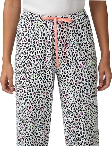Image of HUE Women's Summer Vacation Pajama Separates, Soft, Whimsical Print Pjs with Tropical Beach Themes, Flip Flops, Cocktails
