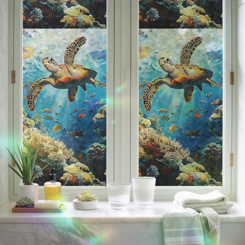 Película para Ventana Decorativa Protección Privacidad 29.5x78.7" miniatura 4