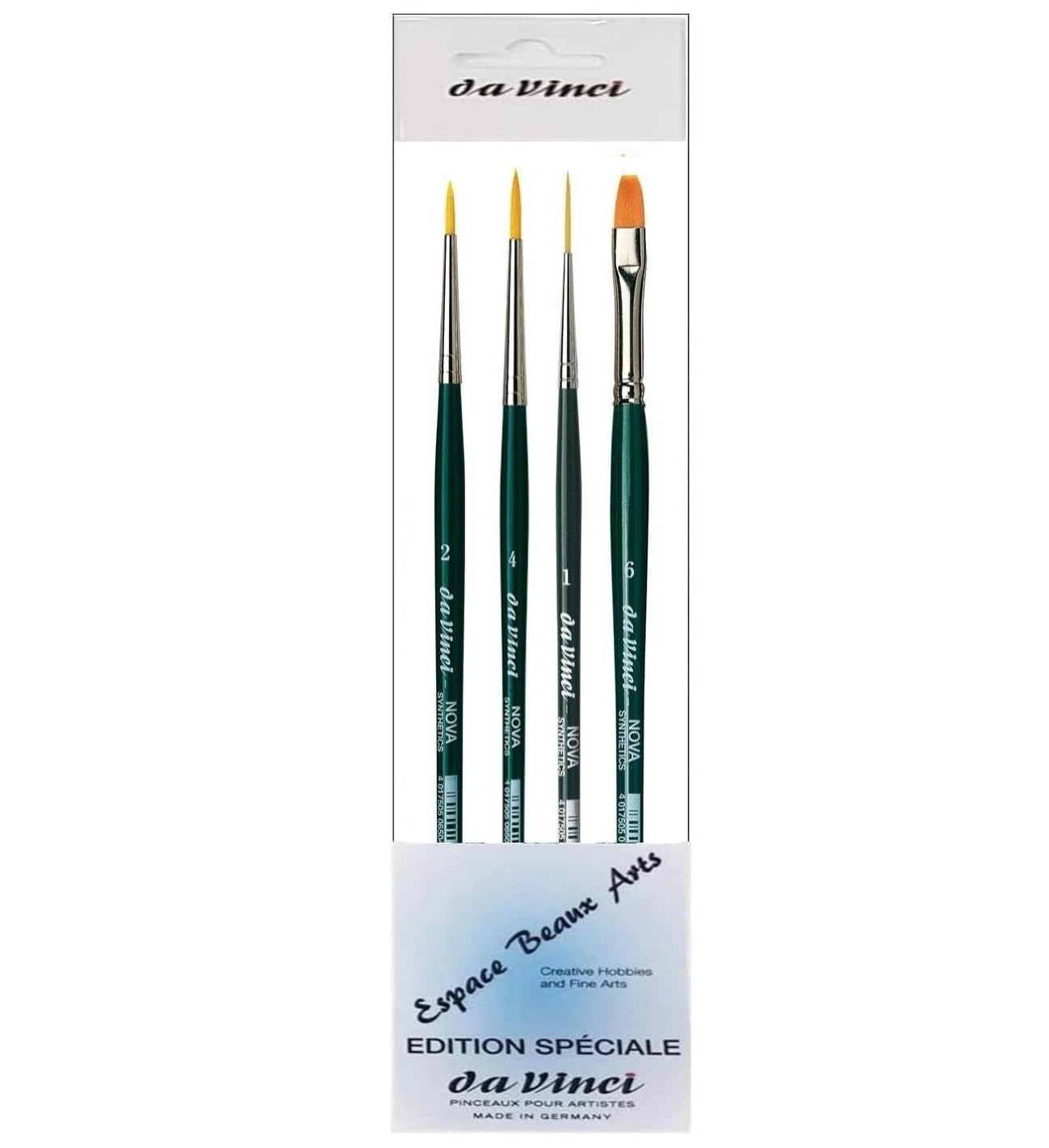 Nova série 1570 set de pinceaux aquarelle à pointe synthétique nerveuse