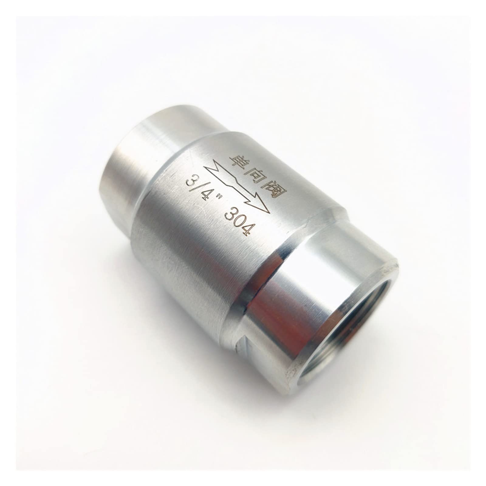 Clapet anti-retour haute pression inox 304 évite le reflux d'eau et de gaz