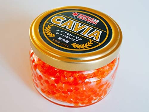 Amazon レッドキャビア 90g メイプルサーモン 希少品 株式会社林養魚場 魚卵 通販