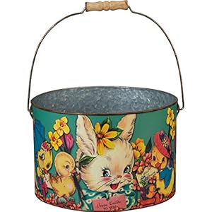 Primitives by kathy have a happy easter decorative bucket set 950 diameter x 625 750 diameter x 475  urban country home decor