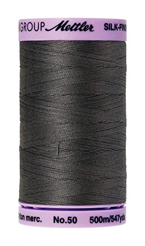 Hilo Algodón Mettler Silk-Finish 547 yd Color Oscuro miniatura 1