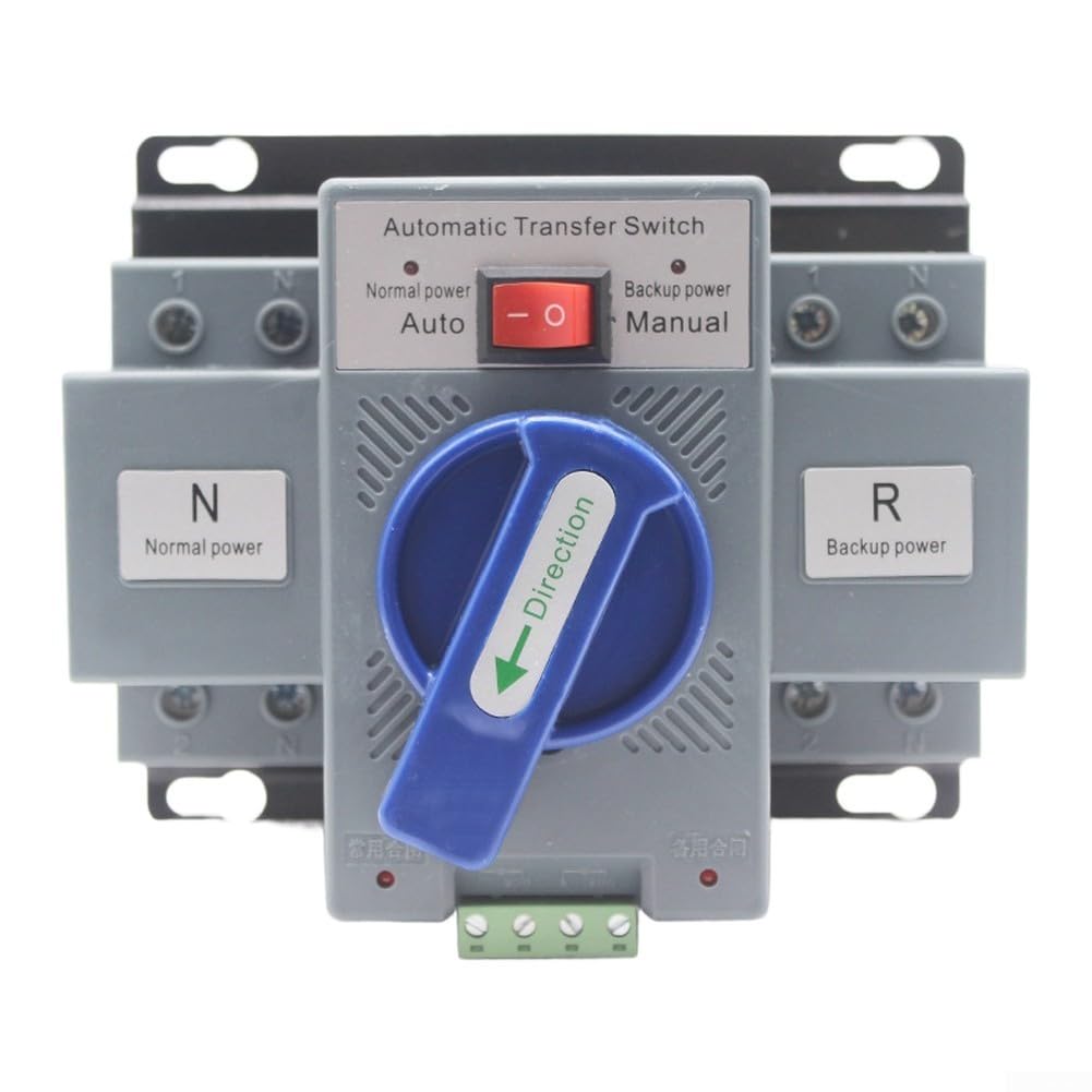 Dual Power Interruttore AC110V 32A-63A Hutschiene (2P 63A)