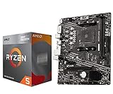 Micro Center AMD Ryzen 5 4600G 6-Core 12-Thread Unlocked Desktop Processor with Wraith Stealth Cooler Bundle with MSI A520M-A PRO Gaming Motherboard (AMD AM4, DDR4, PCIe 3.0, Micro-ATX)