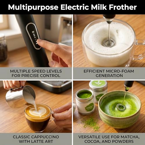 Rechargeable Milk Frother DROPS TO - image 5