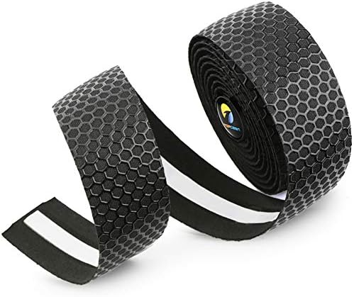 TOPCABIN 2 Rolls Bicycle Handlebar Tapes Camouflage Series Comfort GEL Road Bike Handlebar Tape Bike Bar Tape with Reflective Bar Plugs
