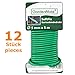Produktbild GardenMate® 12x Gartendraht 5,0 mm x 5 m mit Gummi ummantelt gummiert geschäumt