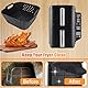 2 Stück Extra Hohe Silikonform Heißluftfritteuse für Ninja Double Stack 2-ebenen Heißluftfritteuse 7,6 l - Sl300eu, Airfryer Zubehör Silikon Einsätze für Ninja Sl300eu Doppelkorb-Heißluftfritteuse
