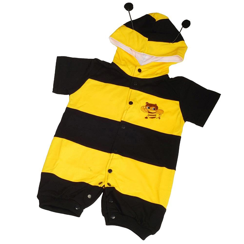 Lito Angels Mono Disfraz de Animal para Bebé Niño | Mono de una pieza, Diseños de mariquita, abeja o tigre, Disfraz de Halloween, Carnaval, Cumpleaños