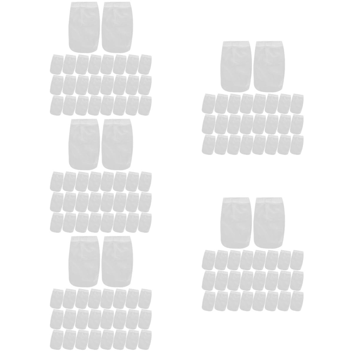 Kisangel Lot De 5 Chaussettes De Rechange pour Écumoire De Piscine Filet en Maille pour Piscines Creusées Nettoyage Facile Réutilisables 30 Pièces X 5