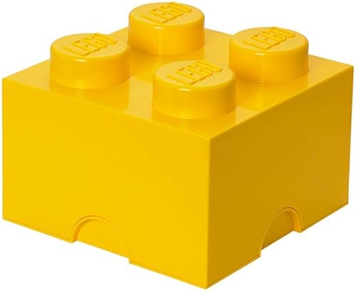 LEGO 40030632 Caja de almacenamiento Ladrillo 4 Amarillo Brillante