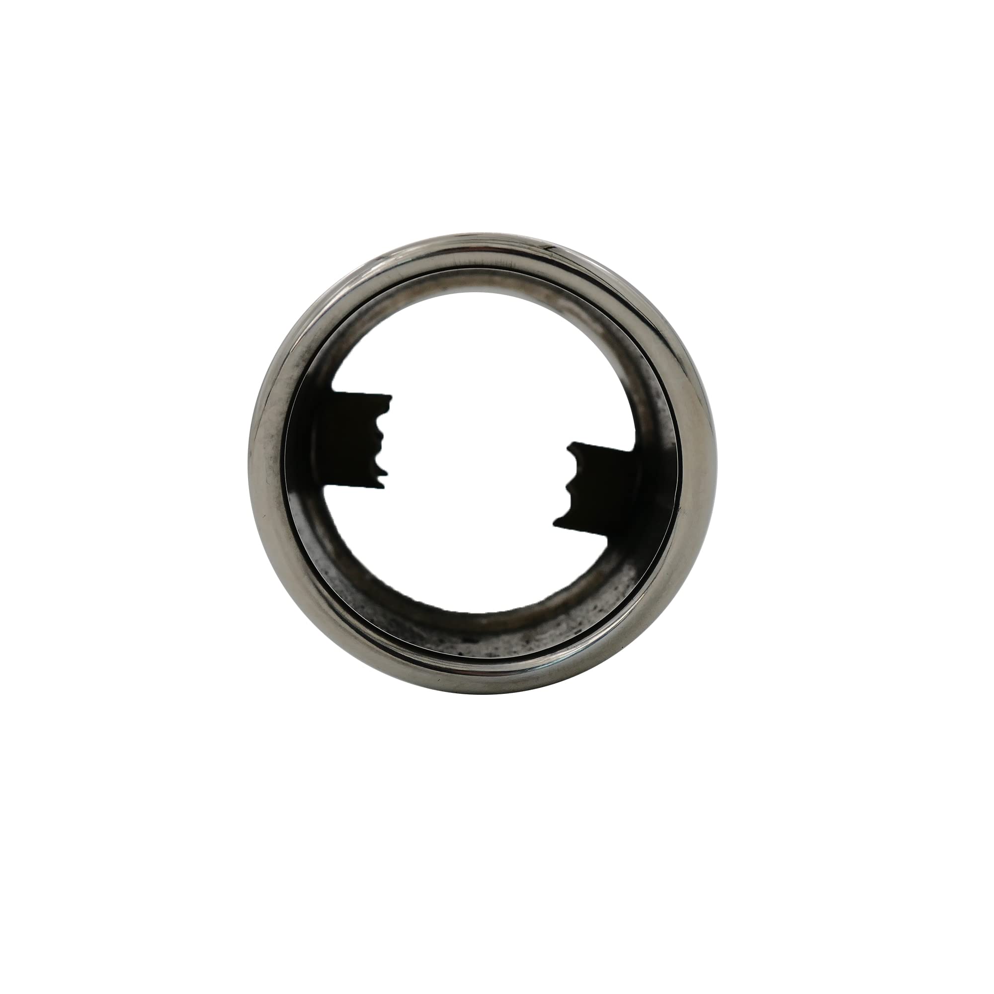 Simoni Racing Embout d'Échappement Rond/Oblique Inox - Ø65xL145mm