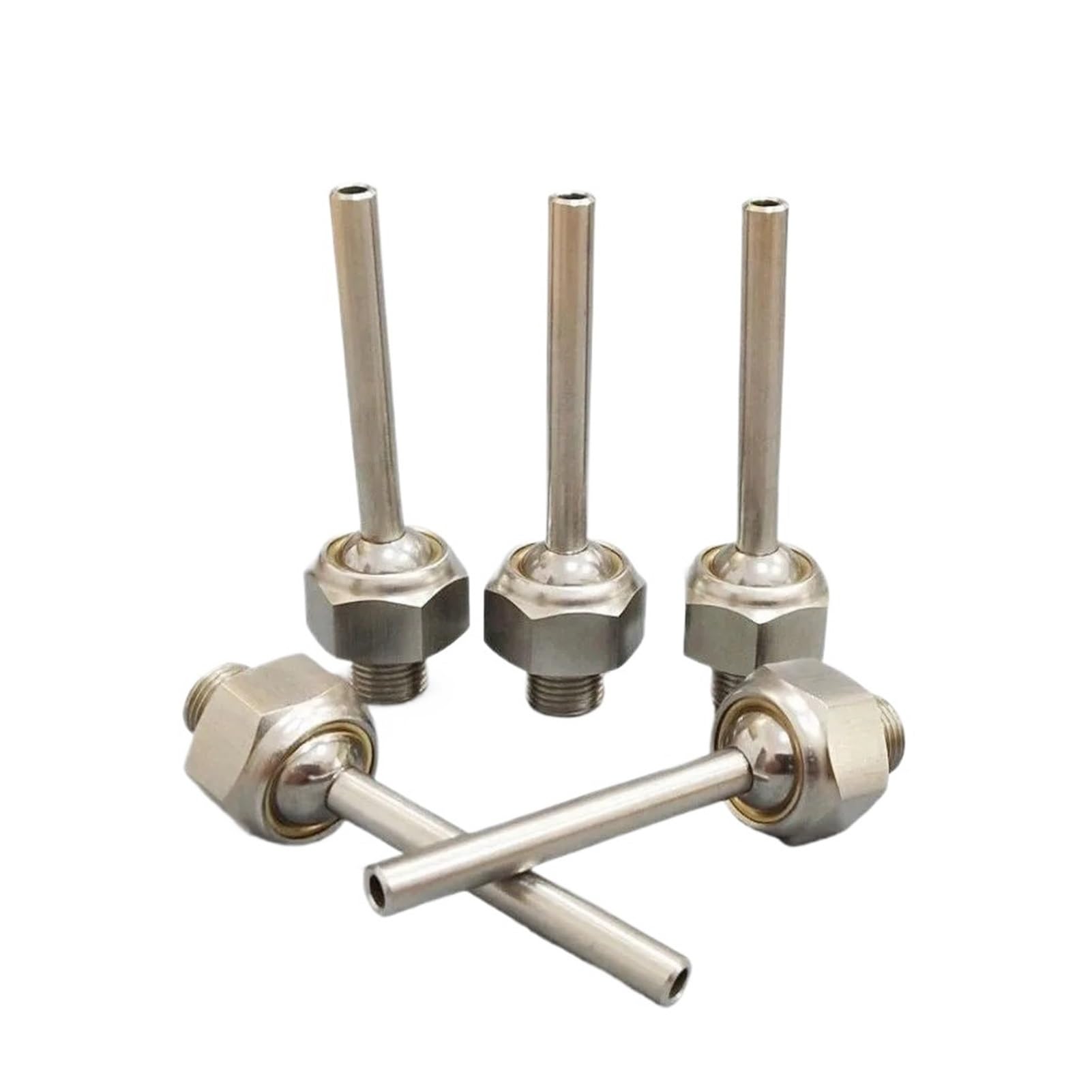 Boquilla de refrigerante de alta presión ajustable for torre de herramientas de torno CNC de acero inoxidable M5/M6/M8/M10/M12/M14/M16.(L20mm,OD 6MM ID 4MM_M10X1.0)