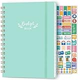 Budget Planner - Budget Book, 12 Month Undated Expense Tracker Notebook, 6.1" x 8.3", Financial Orga