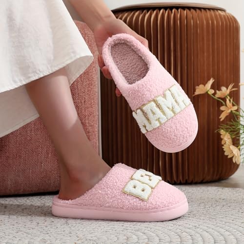 Image of Slippers for Women Men Fuzzy Memory Foam Slipper Fluffy Winter Soft Warm Slip On House Shoes