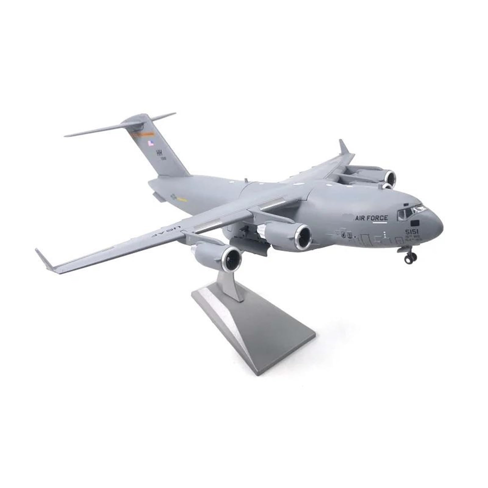 Odlewane zabawki samoloty Stop 1:200 dla C-17 Model samolotu transportowego Akcesoria do samolotów Model z wyświetlaczem Stan Samolot Diecast Model do zbierania i wyświetlania
