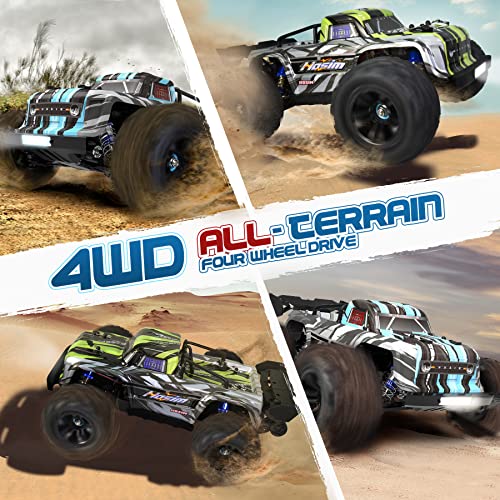 Hosim Rtr Remote Control Car,1:16 4Wd High Speed Rc Cars With Gps App For Adults, Radio Off Road Waterproof Hobby Grade Trucks Vehicle For Children 2 Batteries For 40+ Min Play #TOP5