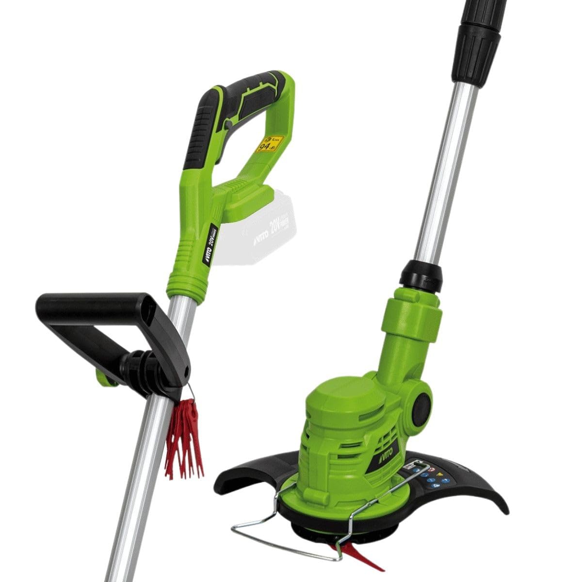 Veto Ego LI - Cortador inalámbrico (20 V, batería de 2 Ah, cargador y juego de 20 cuchillas afiladas)