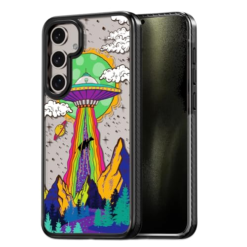 Coque durable Samsung抗震保护壳 motif ovni noir 6,2"
