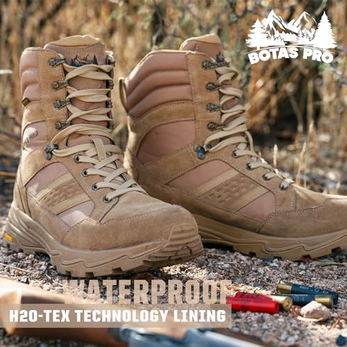 Waterproof Tactical Boots Men, Breathable Outdoor Lightweight Military Hiking Work Boots for men3