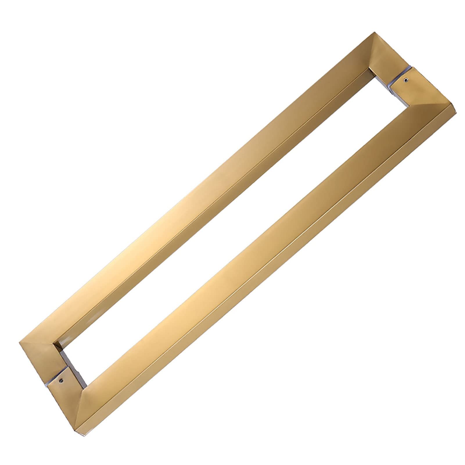 MXXQRHF 47.2" Gold Push Pull Entry Door Handle, Back-to-Back Stainless Steel Glass Shower & Sliding Barn Door Handle, Modern Door Hardware for Home & Office