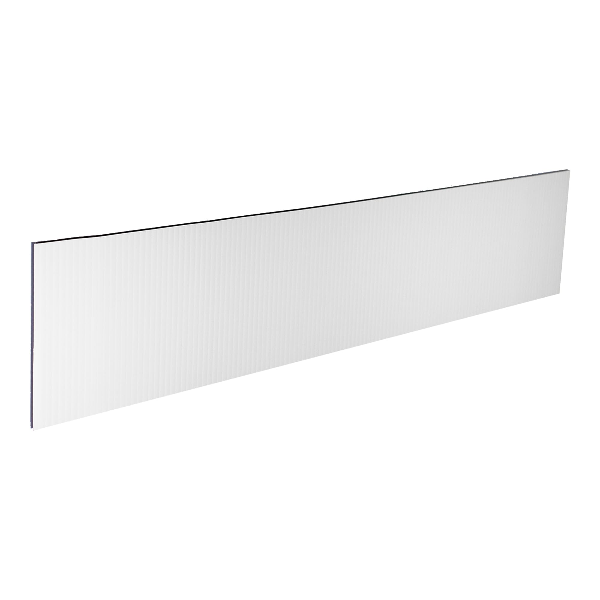 Bundle of Blank White Yard or Lawn Rider Signs 24" x 6" Corrugated Plastic Poster Waterproof, Made in the USA, Print-ready (50)