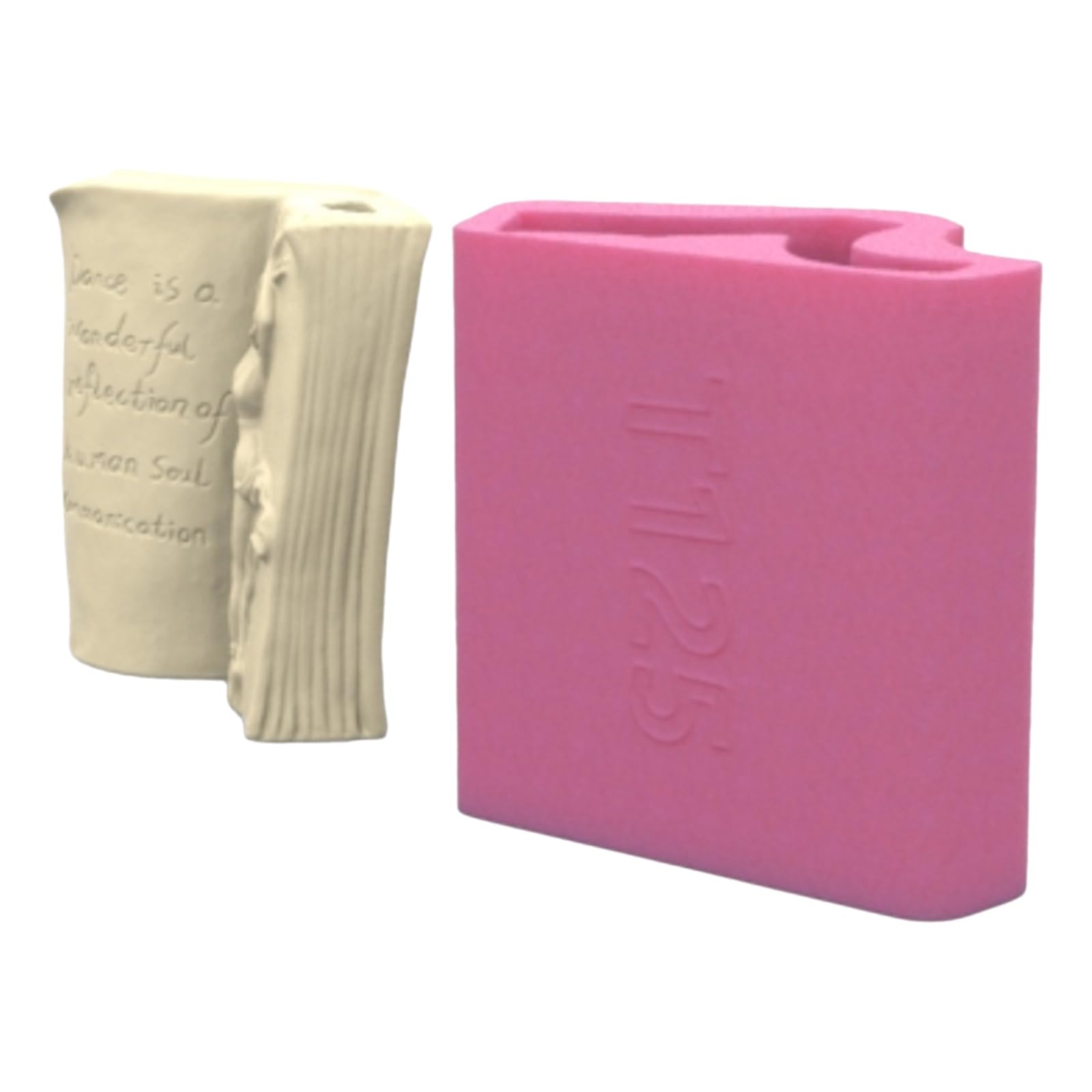 Stampi in silicone per vasi di fiori a forma di libro a forma di viso, stampi per vasi di fiori stampi per fioriere in silicone per fioriere fatte a mano