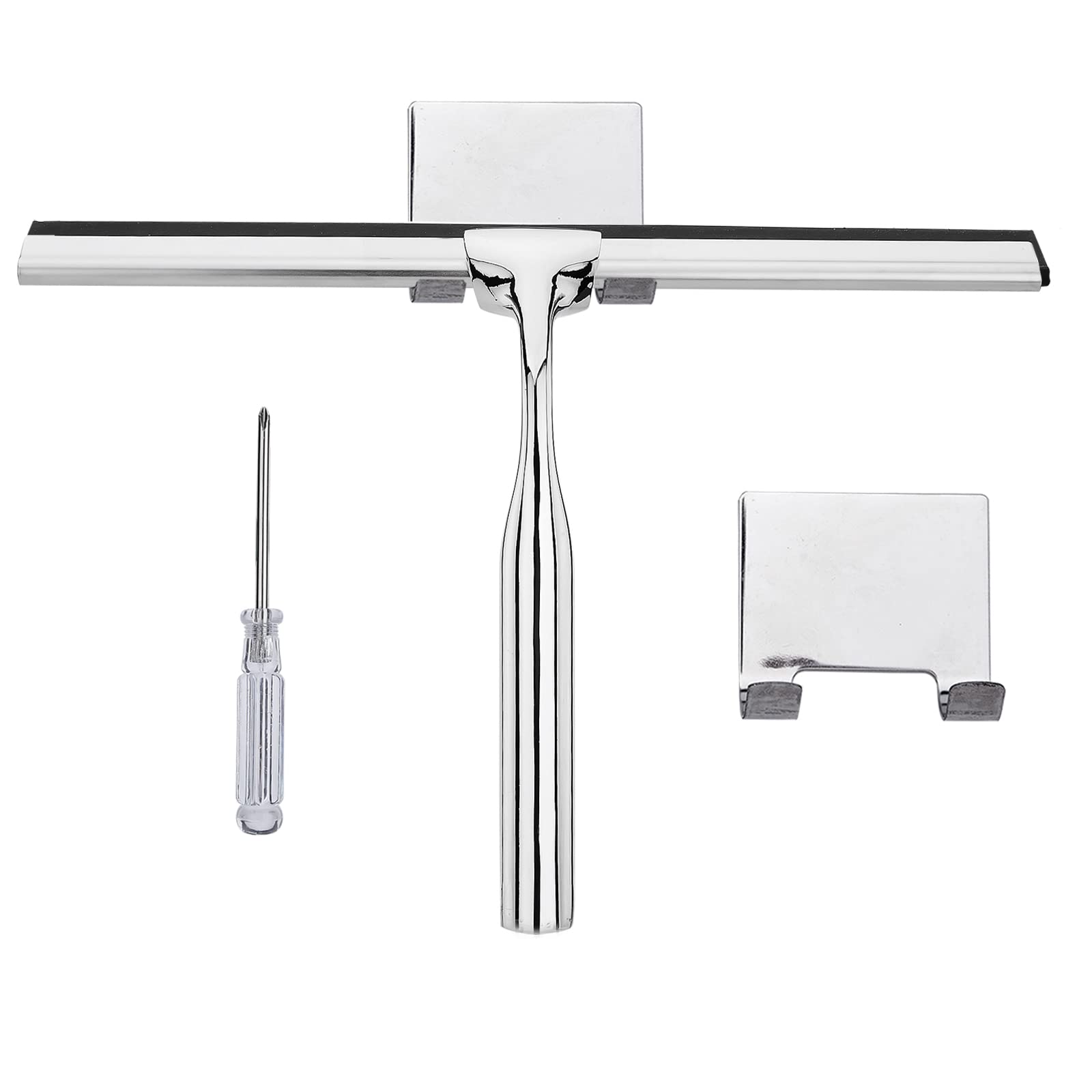 Shower Glass Door Suction Pick, Shower Suction Pick, 10 Inch Suction Pick, Multi-Purpose Stainless Steel Suction Pick for Bathrooms, Shower Doors, Windows, Tile and Car Windows