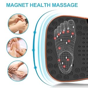 AXV Vibration Plate Exercise Machine Whole Body Workout Portable Mini Vibrate Fitness Platform Lymphatic Drainage Machine for Weight Loss Shaping Toning Wellness Home Gyms Workout (Mini) AXV Vibration Plate Exercise Machine Whole Body Workout Portable Mini Vibrate Fitness Platform Lymphatic Drainage Machine for Weight Loss Shaping Toning Wellness Home Gyms Workout Mini