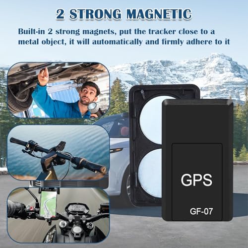 GPS Tracker for Vehicles - Mini Car GPS Tracker Portable Real Time Magnetic GPS Tracking Device,No Subscription Required/No Monthly Fee,Hidden GPS Trackers for Kids,Dogs,Trucks - Image 5