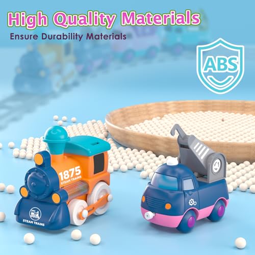 image for Dynffur Train Set for Toddler Toys,Electric Train Toy for 3-5 Year Old