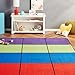 KIDCARPET.COM Blocks Seating Classroom Rug Multi with 24 Squares, 7'6