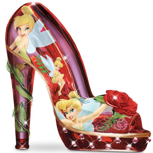 The Hamilton Collection Disney Fairies Shoe Figurine: Solely Devoted to You