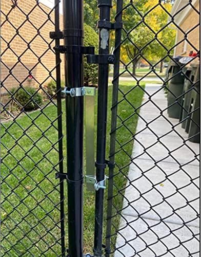 Self Closing Gate Hinges,Chain Link Fence Parts,Gate Spring Self Closing,Automatic Gate Closer Self Closing Auto Backyard Gate Closer with Adjustable Closing Tension for Side Gate, Dog & Pool Gate